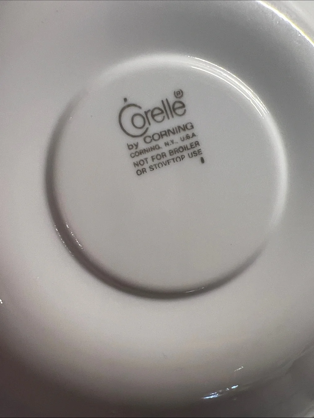 Vintage Corelle/Pyrex Old  Town Blue or Blue Onion  Floral Teacup and Saucer Set